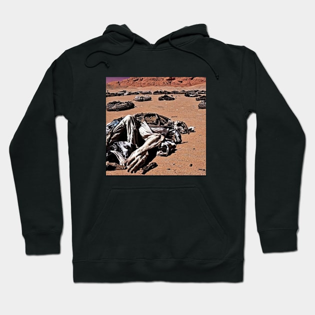 Life On Mars No. 4 Hoodie by 21st Century Wombat